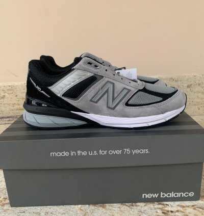 990 V5 In Grey Black