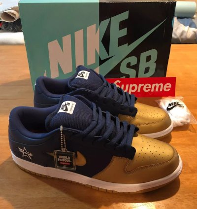 2019 Sb Dunk Low Jewel Swoosh Navy Gold