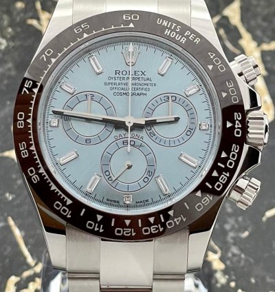 Rolex Daytona Platinum - 116506-0002 - Baguette Dial - New 2021