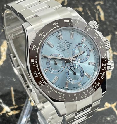 Rolex Daytona Platinum - 116506-0002 - Baguette Dial - New 2021