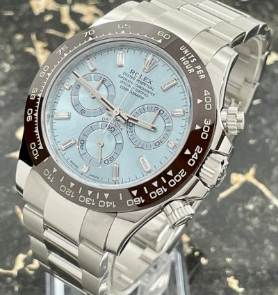 Rolex Daytona Platinum - 116506-0002 - Baguette Dial - New 2021