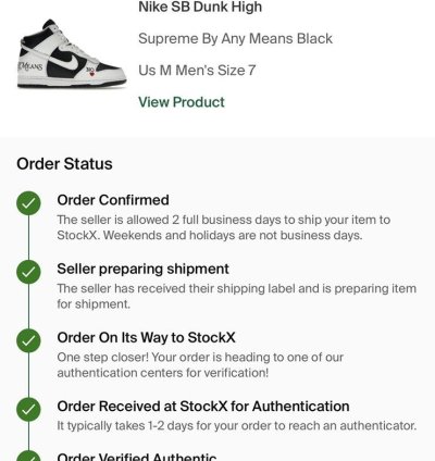 Nike Sb Dunk High Supreme By Any Means
