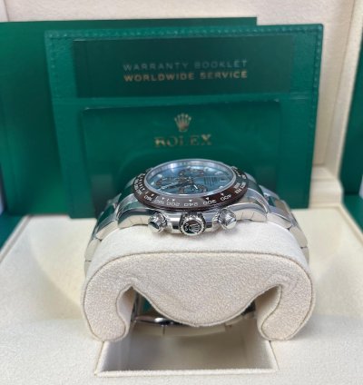 Rolex Daytona Platinum 40mm Ice Blue Index Dial