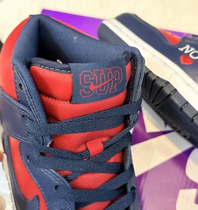 Nike Sb Dunk High Supreme By Any Means Navy