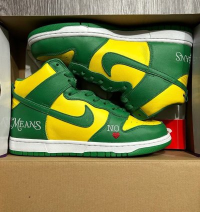Nike Sb Dunk High Supreme By Any Means Necessary Brazil