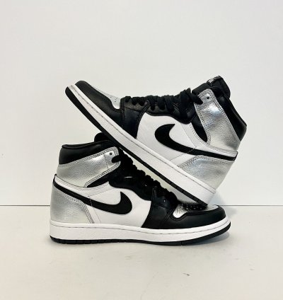 2020 Nike Air Jordan 1 Retro Hi Silver Toe Cd0461 001 Vnds