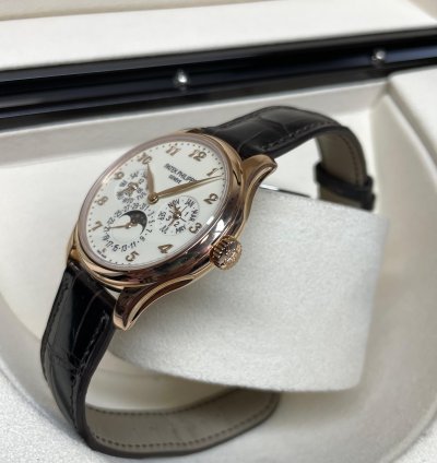 Patek Philippe Perpetual Calendar 39mm Rose Gold Ref 5327r-001