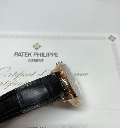 Patek Philippe Perpetual Calendar 39mm Rose Gold Ref 5327r-001
