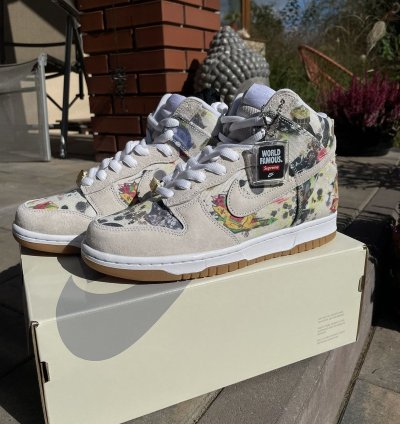 Nike Sb Dunk High Supreme Rammellzee 42