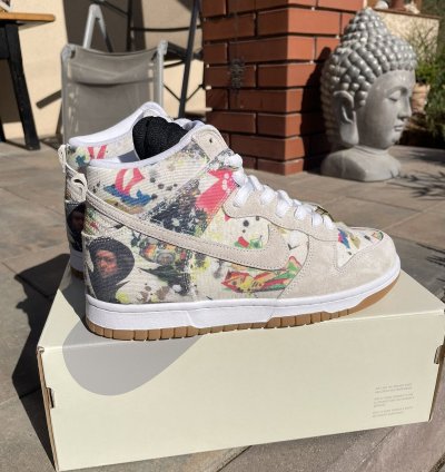 Nike Sb Dunk High Supreme Rammellzee 42