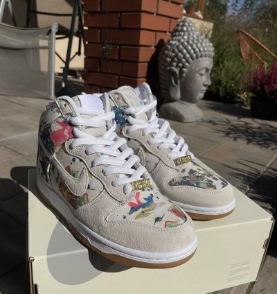 Nike Sb Dunk High Supreme Rammellzee 42