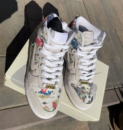 Nike Sb Dunk High Supreme Rammellzee 42