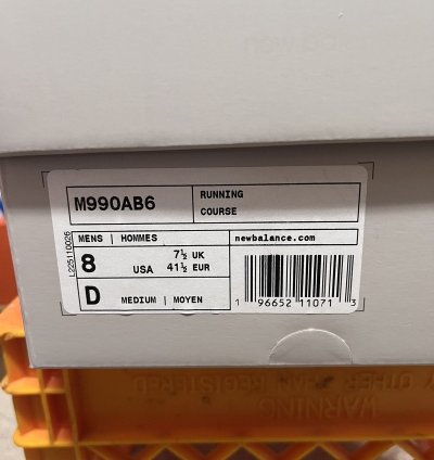 Action Bronson Baklava New Balance 990v6 Brand New Size 8