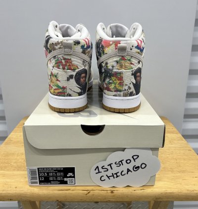 Nike Sb Dunk High Supreme Rammellzee Size 10 5 Fw23 New