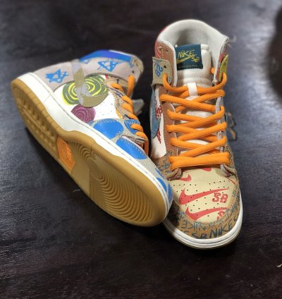 Nike Sb Dunk High Thomas Campbell What The Dunk