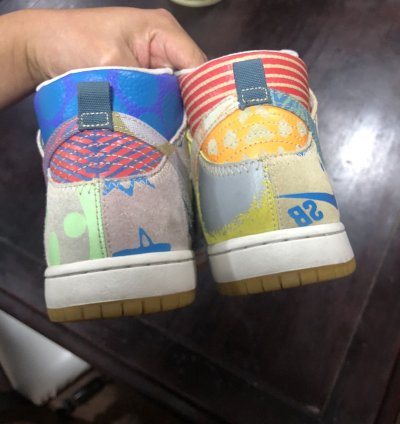 Nike Sb Dunk High Thomas Campbell What The Dunk