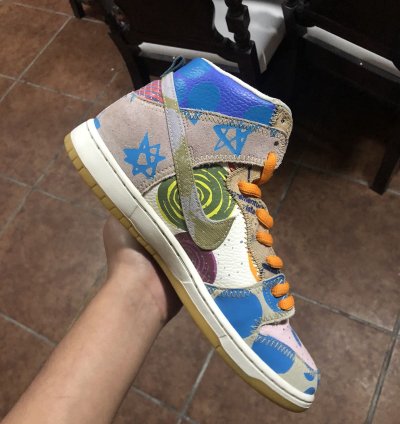 Nike Sb Dunk High Thomas Campbell What The Dunk