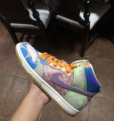 Nike Sb Dunk High Thomas Campbell What The Dunk