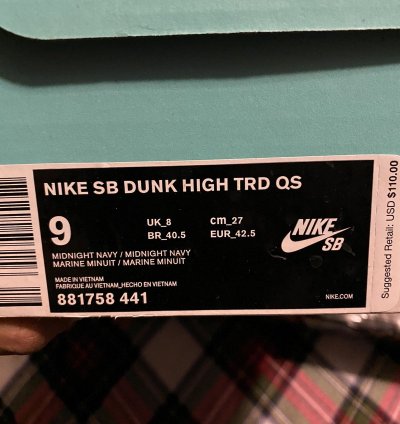 Nike Sb Dunk High Trd Qs