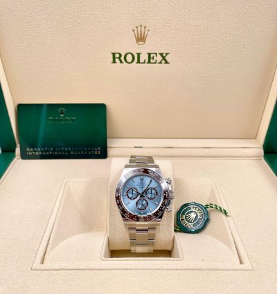Rolex Daytona Platinum Daytona 126506 Ice Blue Dial Unworn 2024