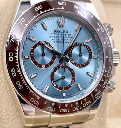 Rolex Daytona Platinum Daytona 126506 Ice Blue Dial Unworn 2024