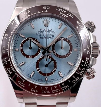 Rolex Daytona Platinum Daytona 126506 Ice Blue Dial Unworn 2024