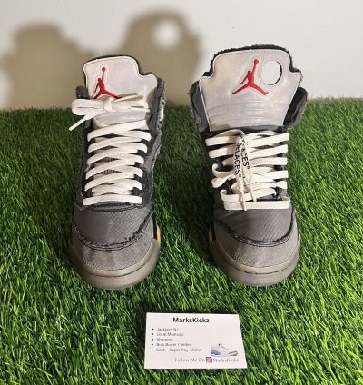 Jordan 5 Off White Muslin Size 7 5