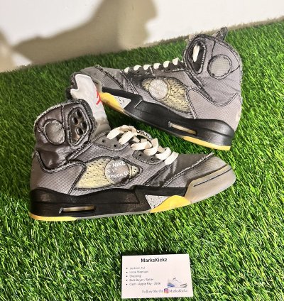 Jordan 5 Off White Muslin Size 7 5