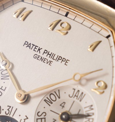 Patek Philippe Perpetual Calendar 5040j In 18k Yellow Gold Tonneau Case With Box And Papers