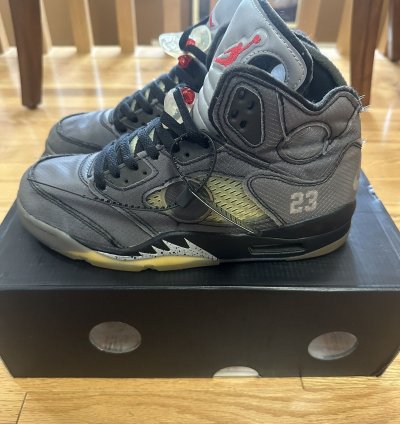 Jordan 5 Off White Muslin Size 9m