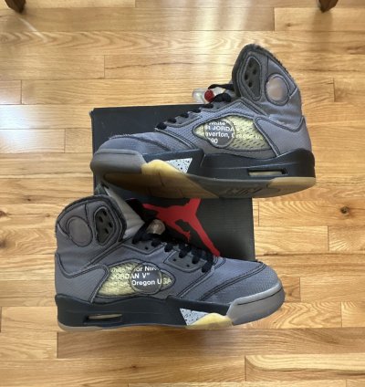 Jordan 5 Off White Muslin Size 9m