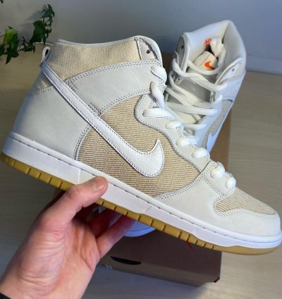 Nike Sb Dunk High Unbleached Natural