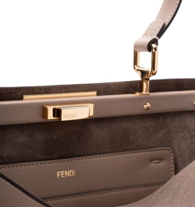 Fendi Large Peekaboo Soft Tote Bag