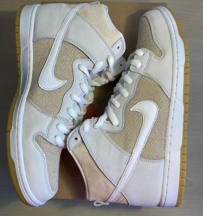 Nike Sb Dunk High Unbleached Natural