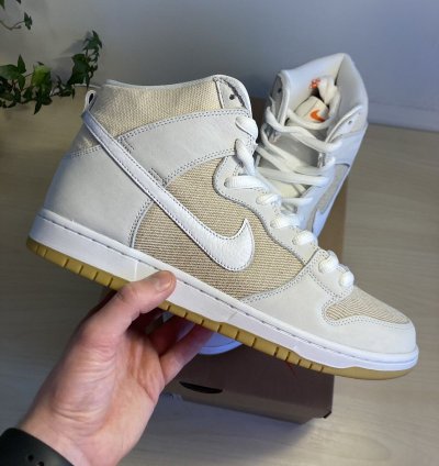 Nike Sb Dunk High Unbleached Natural
