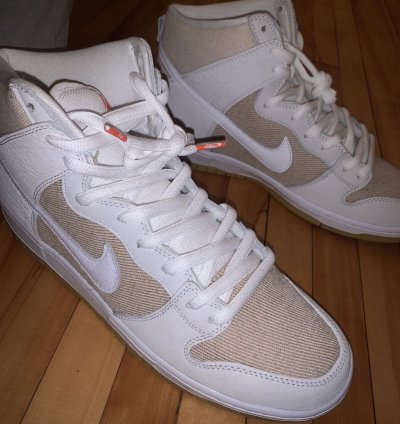 Nike Sb Dunk High Unbleached Natural