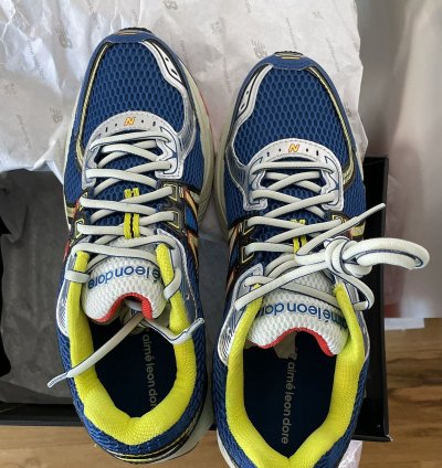 Aim Leon Dore 860v2 Blue Yellow