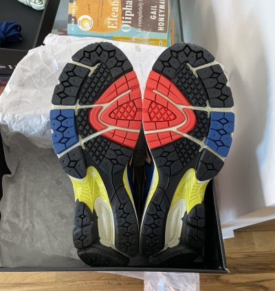 Aim Leon Dore 860v2 Blue Yellow