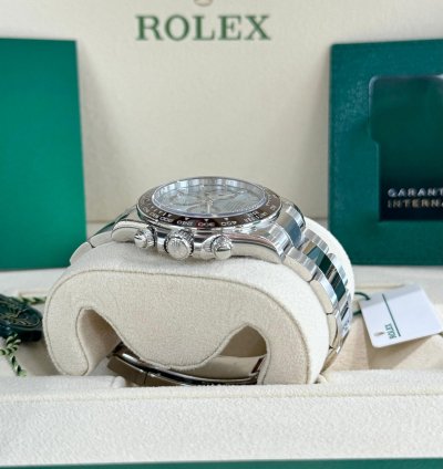 Rolex Daytona Platinum Ice Blue Baguette Diamond Dial 2024