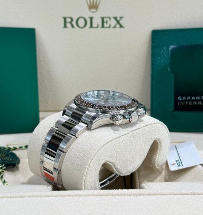 Rolex Daytona Platinum Ice Blue Baguette Diamond Dial 2024