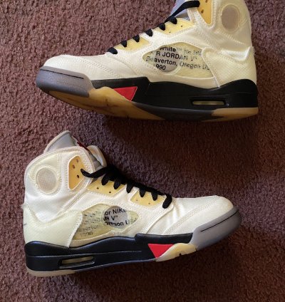 Jordan 5 Off White Sail