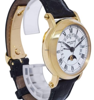 Patek Philippe Perpetual Calendar 5059 18k Yellow Gold Mens 36mm Watch 5059j