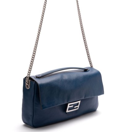 Fendi Leather Baguette Shoulder Bag