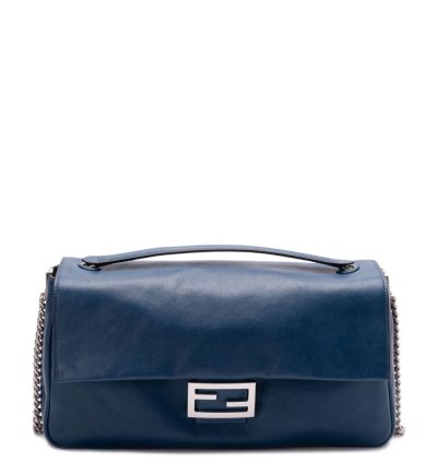 Fendi Leather Baguette Shoulder Bag