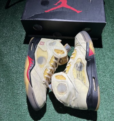 Jordan 5 Off White Sail Size 13