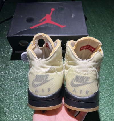Jordan 5 Off White Sail Size 13