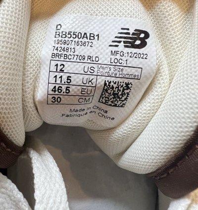 Aim Leon Dore New Balance 550 Brown