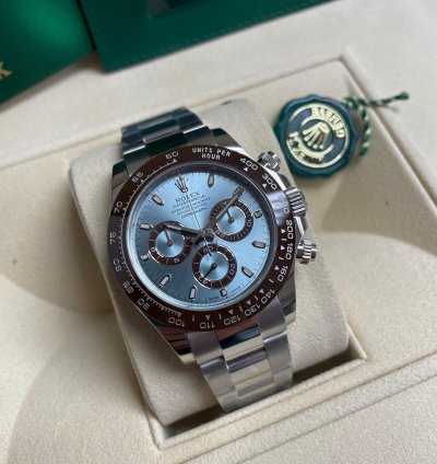 Rolex Daytona Platinum Ice Blue Dial Chronograph 116506