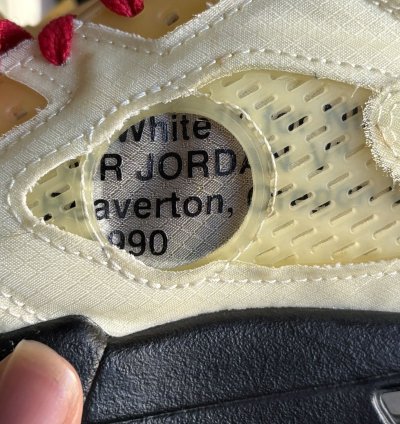 Jordan 5 Off White Sail Sneakers