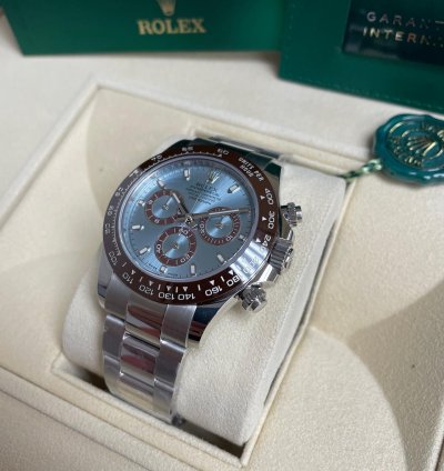 Rolex Daytona Platinum Ice Blue Dial Chronograph 116506